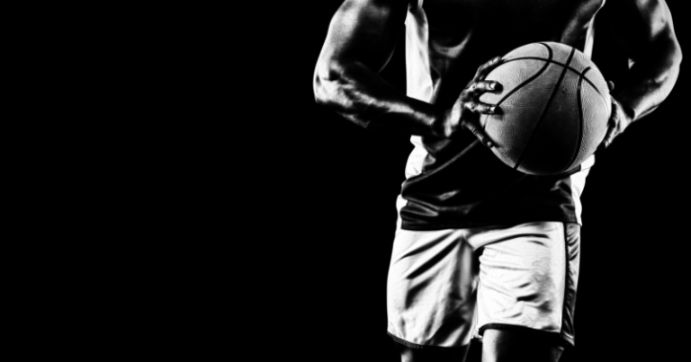 Basket Ball Player BW